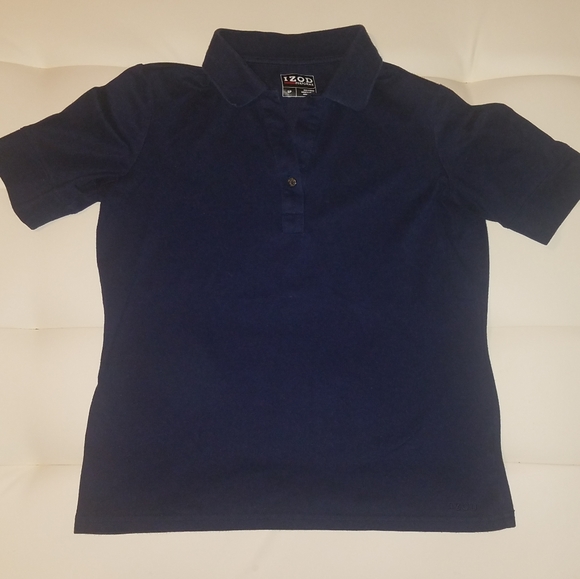 Izod Navy Performx Women's Pique Polo - Picture 2 of 8